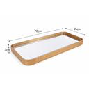 Ver imagem 3 de Bandeja Retangular 70cm em MDF com Espelho Yumi Oona Design Mel