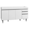 Balcão Gabinete para Pia 150cm sem Tampo 4 Portas 2 Gavetas - 1
