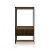 Guarda-roupa Closet de Ferro Paris Espresso Móveis Demolição/Preto - 3
