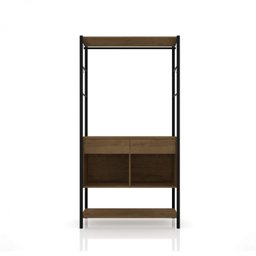 Guarda-Roupa Closet de Ferro Paris Espresso Móveis Demolição/Preto Marrom - 3 Guarda-Roupa Closet de Ferro Paris Espresso Móveis Demolição/Preto Marrom - 3