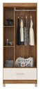Ver imagem 3 de Guarda Roupa Prince 75cm 3 Portas 1 Gaveta - Amendola Touch/ Off White Demóbile
