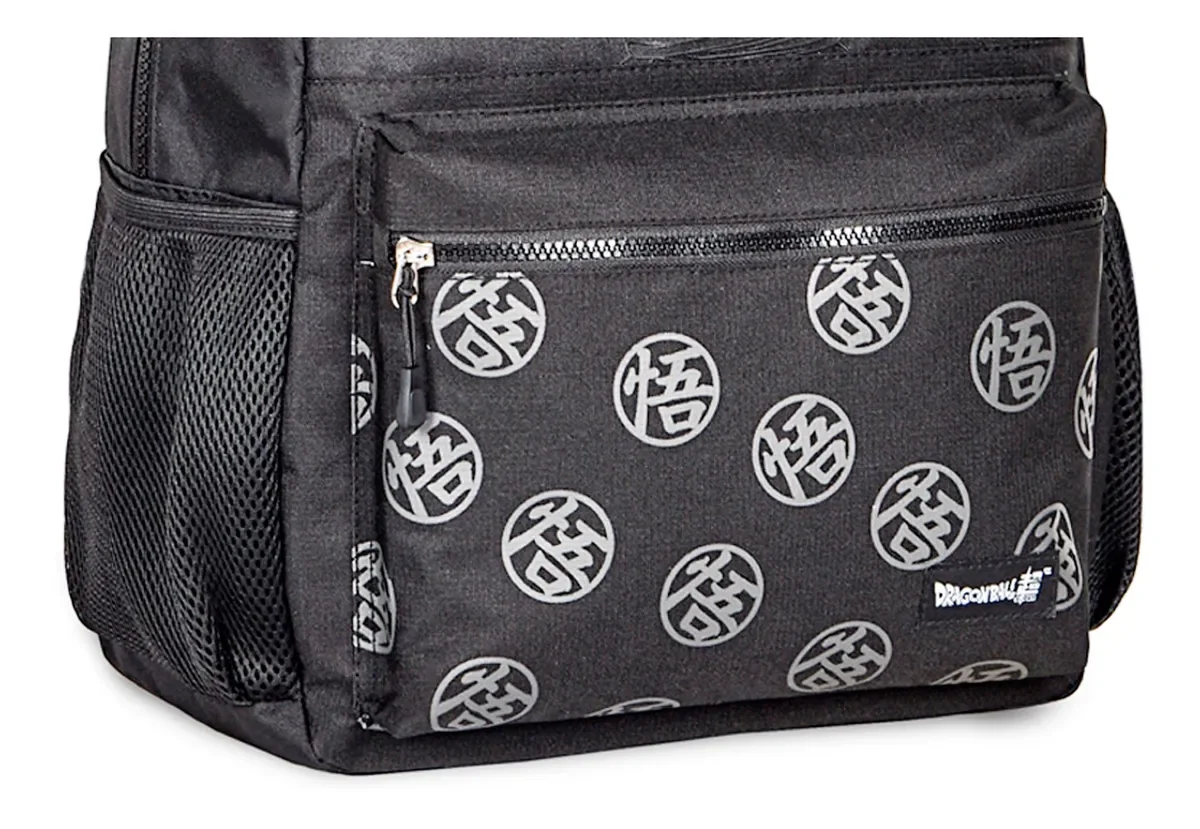 MOCHILA DRAGON BALL SUPER 17″ - OFICIAL:Preta - 4