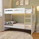 Ver imagem 1 de Beliche com LED Lateral Petit Casatema MadeiraOriginals Branco/Mel