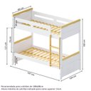 Ver imagem 3 de Beliche com LED Lateral Petit Casatema MadeiraOriginals Branco/Mel