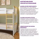 Ver mais imagens de Beliche com LED Lateral Petit Casatema MadeiraOriginals Branco/Mel