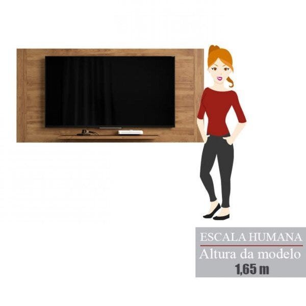 Painel para TV até 55 Polegadas Jundiaí Premium Clássico Caemmun - 8