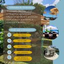 Ver imagem 5 de Guarda Sol Ombrelone Piscina Sombreiro Praia 100% Madeira 3m:Creme