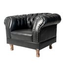 Ver imagem 2 de Kit 2 Poltronas Chesterfield Duque Capitonê Courano Preto