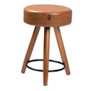 Ver imagem 1 de Kit 2 Banqueta Baixa Paris Banquinho com 50cm - Salaone:amarula