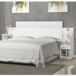 Cabeceira Extensível com 2 Mesas de Cabeceira Moana  - 1