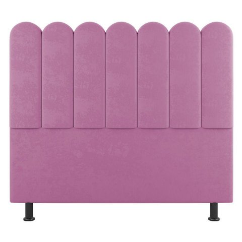 Cabeceira Cama Box Solteiro Lana 90cm Suede Rosa - Abmaza