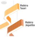 Ver imagem 6 de Lustre Madeira Grande Comprido Linear Z Slin 92cm - Snk 03 - Jequetiba - 3000k