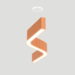 Lustre Madeira Grande Comprido Linear Z Slin 92cm - Snk 03 - Jequetiba - 3000k - 5