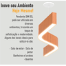 Lustre Madeira Grande Comprido Linear Z Slin 92cm - Snk 03 - Jequetiba - 3000k - 8