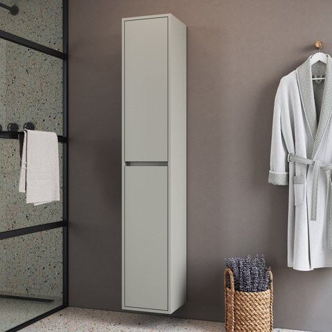 Armário Suspenso Multiuso para Banheiro 30cm com 2 Portas Bergamo