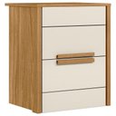 Ver imagem 1 de Mesa de Cabeceira Dhara Freijó Off White - Moval