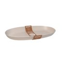 Ver imagem 2 de Bandeja para Servir 41 X 22,9 X H4,2 Cm em Plastico Reciclado - Branco Tierra Guzzini