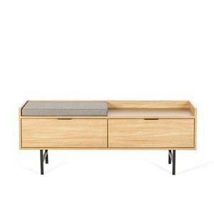 Banco Sapateira Raz 130 Cm X 45 Cm Tauari