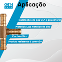 Ver imagem 5 de Emenda Tipo T Gás Multiuso 181318 Blukit 3/8