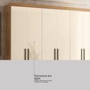 Ver mais imagens de Guarda Roupa Venice Casal Quarto com 6 Portas e 4 Gavetas Amendola/off White