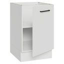 Ver imagem 6 de Balcão de Cozinha 50cm 1 Porta (sem Tampo) Branco Agata Madesa