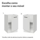 Ver imagem 4 de Balcão de Cozinha 50cm 1 Porta (sem Tampo) Branco Agata Madesa