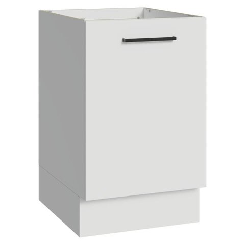Balcão de Cozinha 50cm 1 Porta (sem Tampo) Branco Agata Madesa