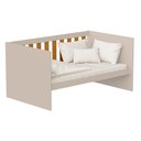 Ver imagem 6 de Berço Mini Cama Katatau Flex Areia Fosco-Savana Fosco com Colchão D18 de 10cm - Reller Móveis