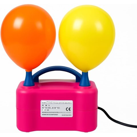 Inflador Elétrico de Balões Bexigas 220v Festa Ornamentação Bomba de Encher Bola de Festas