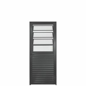 Porta Basculante Aluminio Preto 2.10 X 0.80 Lado Esquerdo- Hale