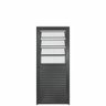 Porta Basculante Aluminio Preto 2.10 X 0.80 Lado Esquerdo- Hale - 1