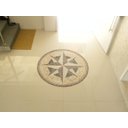 Ver imagem 3 de Rosa Dos Ventos em Mosaico para Piso 80cm