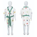 Ver imagem 1 de Roupão de Banho Infantil de 4 a 10 Anos Jogador de Futebol - M - 6 a 8 Anos