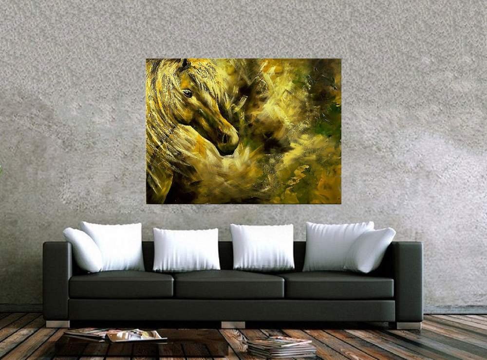 Quadro Pintura Tela Abstrato Moderno 2011: 100cm (A) x 140cm (L) - 2