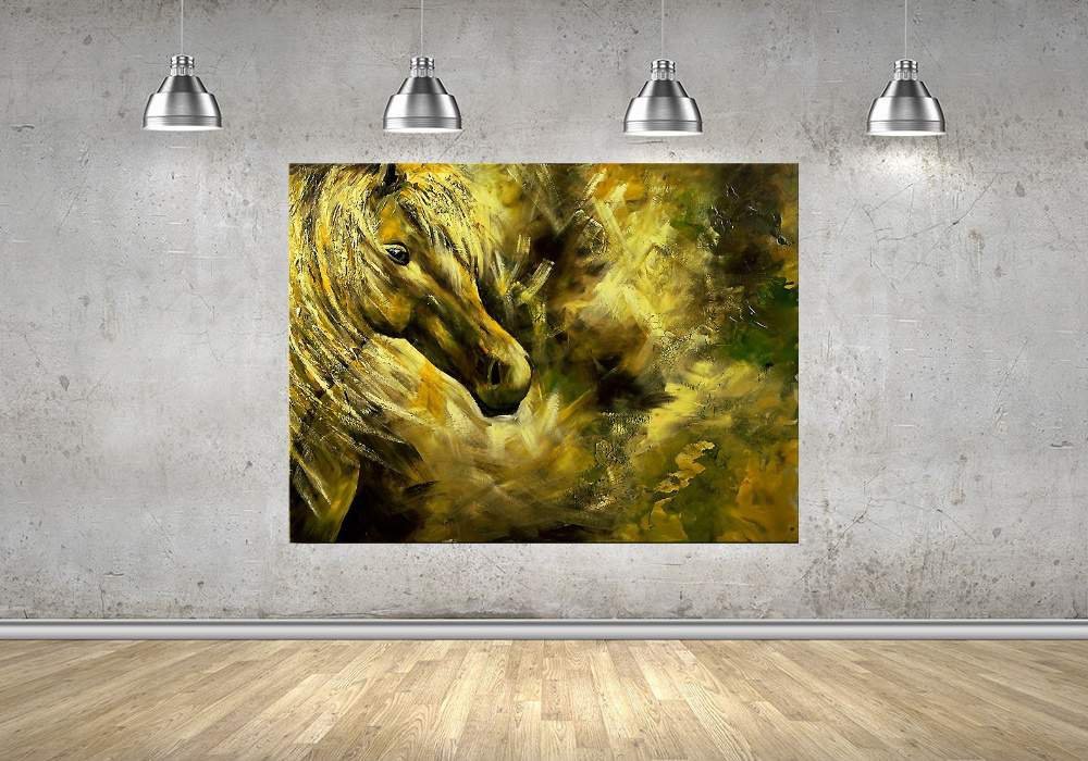Quadro Pintura Tela Abstrato Moderno 2011: 100cm (A) x 140cm (L) - 4