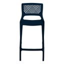 Ver imagem 3 de Banqueta Alta para Cozinha Azul Marinho Empilhável Vênus em Polipropileno Acrilys
