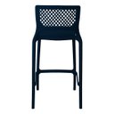 Ver imagem 4 de Banqueta Alta para Cozinha Azul Marinho Empilhável Vênus em Polipropileno Acrilys