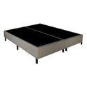 Ver imagem 3 de Cama Box Conjugado King com Colchão 193x67x203 Safira Gazin Cr35347 Castor