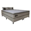 Ver imagem 2 de Cama Box Conjugado King com Colchão 193x67x203 Safira Gazin Cr35347 Castor