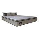 Ver imagem 4 de Cama Box Conjugado King com Colchão 193x67x203 Safira Gazin Cr35347 Castor