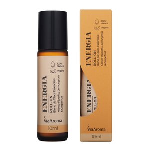 Roll-on Energia Blend de Óleos Essenciais Via Aroma 10ml