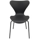 Ver imagem 3 de Kit 2 Cadeiras Jacobsen Polipropileno Sala Jantar Base Preta - Preto