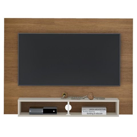 Painel Suspenso para Tv 50 Pol 120 Cm Cinamomo Off White Arly Cinamomo Off White