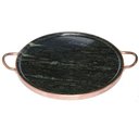 Ver imagem 1 de Forma de Pedra Sabão para Pizza Curada 32 Cm