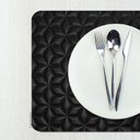 Ver imagem 5 de 6 Jogo Americano Geo Alto Padrão Impermeável Pt Pvc