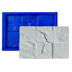 Forma 3D Gesso e Cimento ABS 1mm - Miracema 30x20 cm