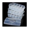 MALETA ORGANIZADOR CAIXA COM 30 DIVISORIAS BOX COSTURA ESTOJO FERRAMENTAS PLASTICO - 5