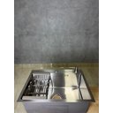Ver imagem 3 de Cuba para Cozinha Gourmet Quebec Quadrada 62cm Aço Inox 304 com Cesto Escorredor Goldenx