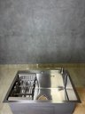 Ver imagem 3 de Cuba para Cozinha Gourmet Quebec Quadrada 62cm Aço Inox 304 com Cesto Escorredor Goldenx