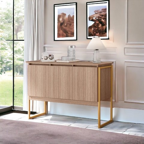 Buffet Aparador Luxo Roma - Montana Dourado